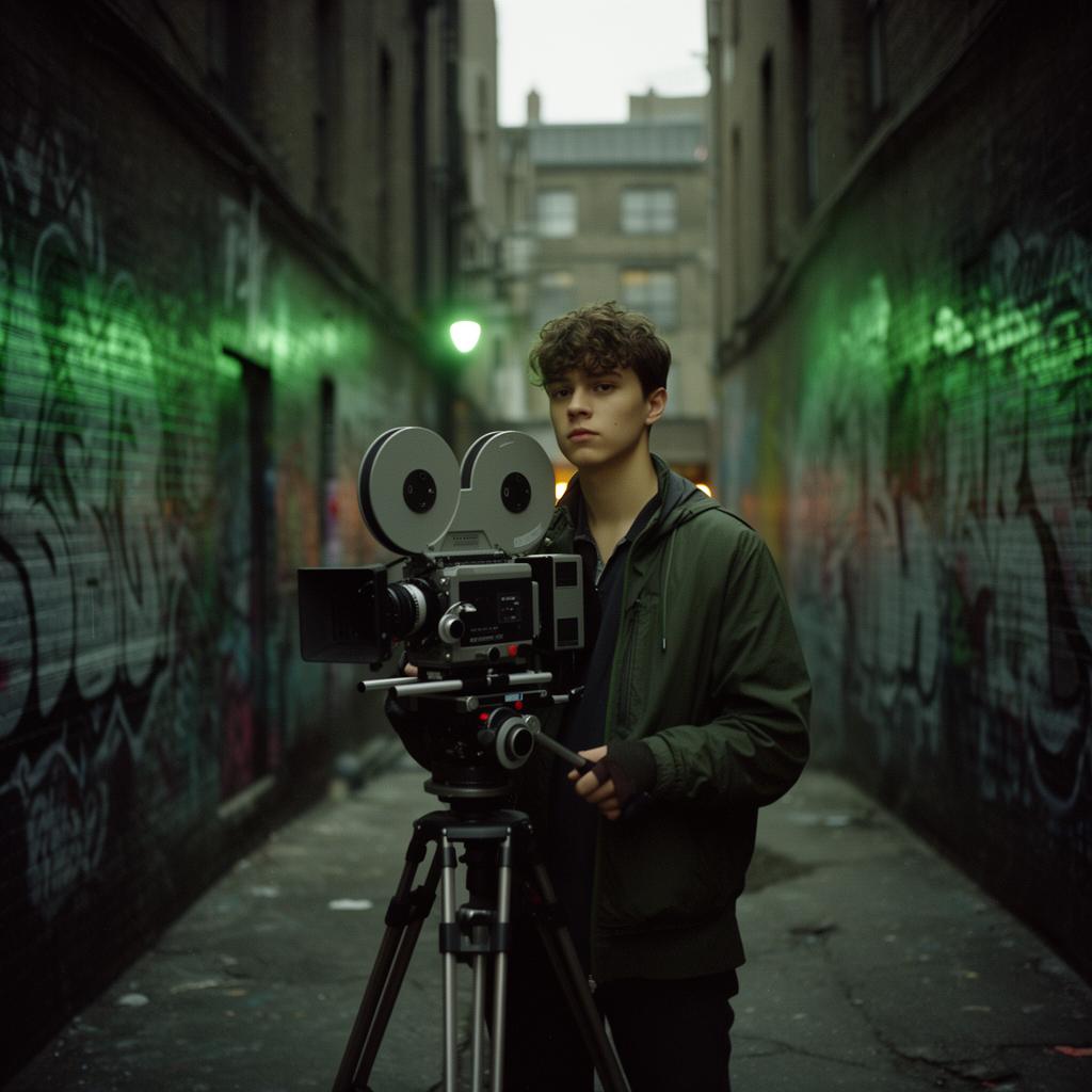 A young filmmaker portrait